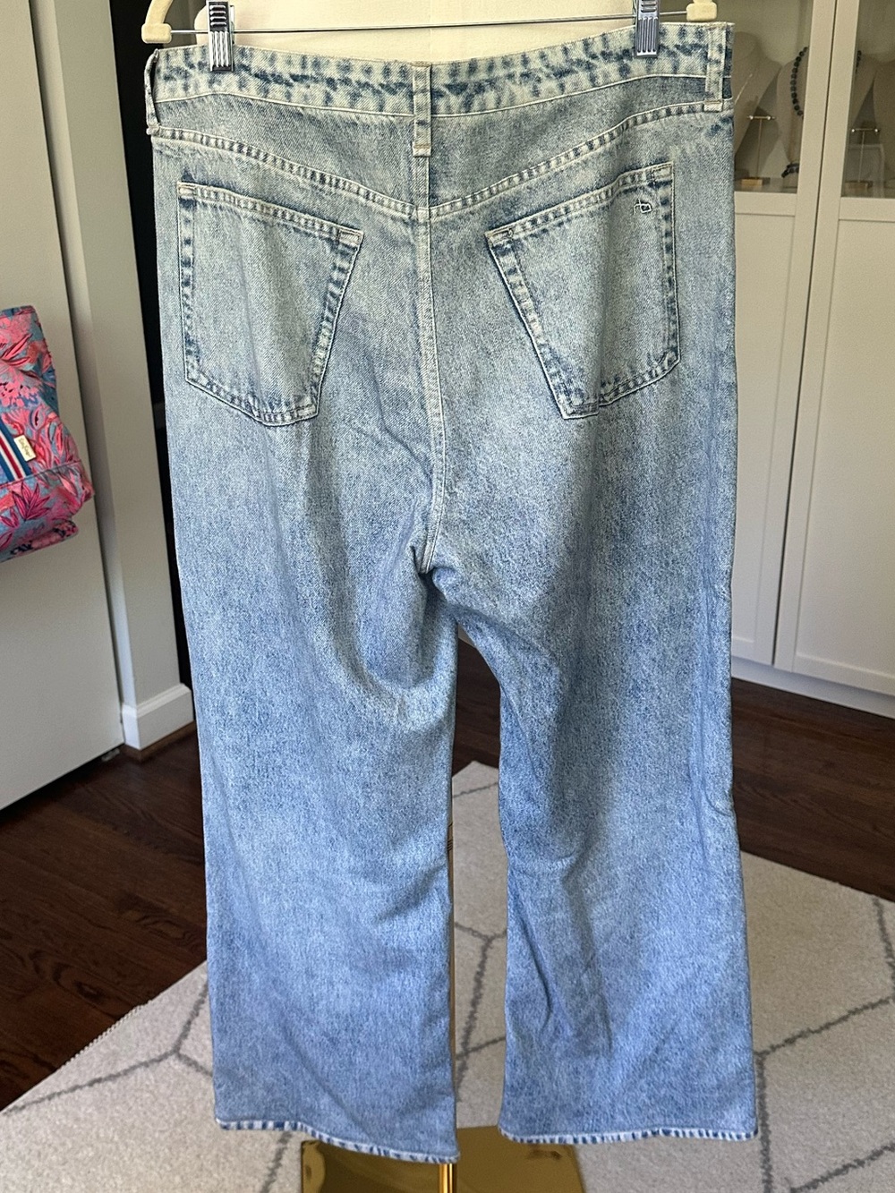 New/never worn viral Rag & Bone Miramar Straight Sweatpants Jeans in Riverly - Picture 4 of 4